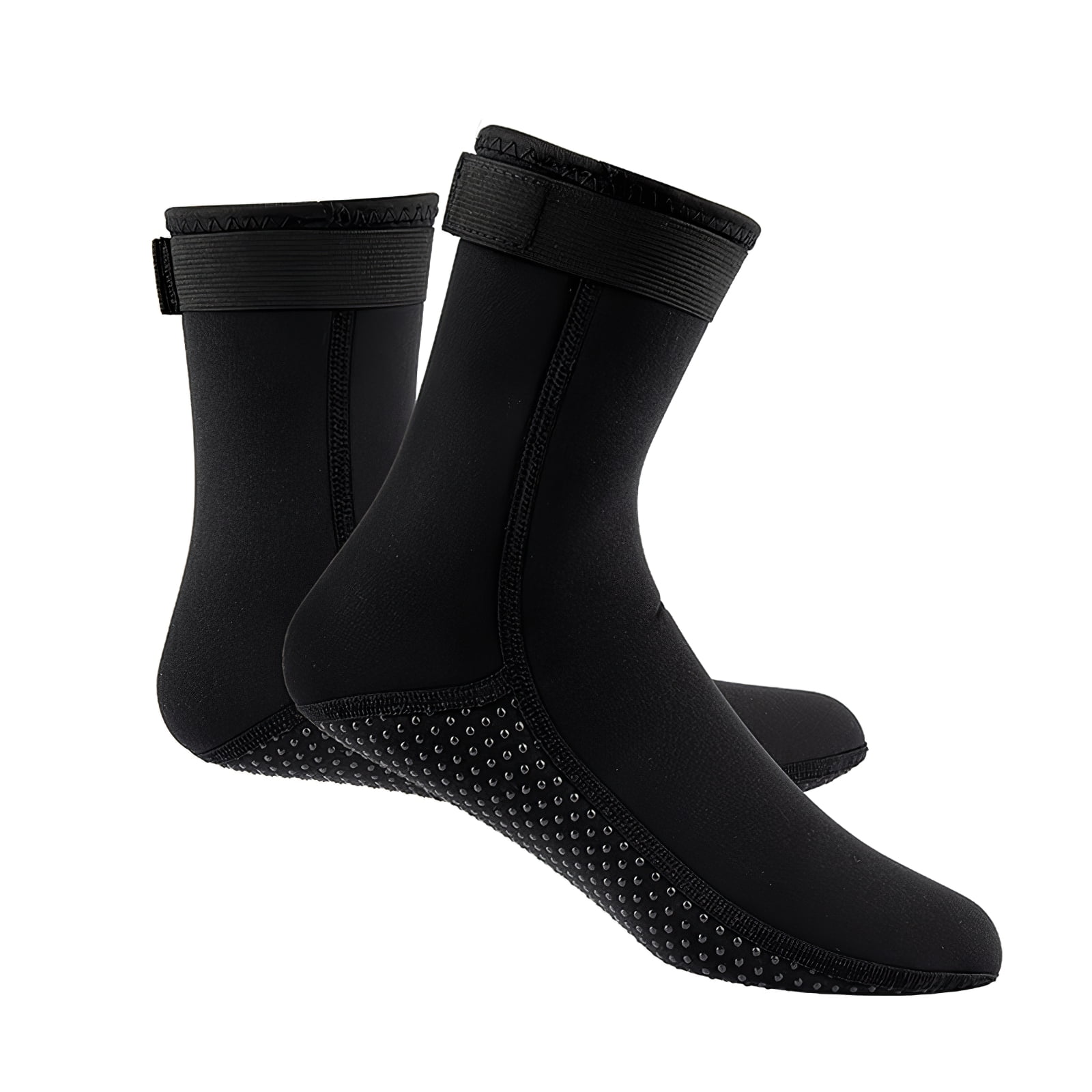 Watersports Outdoor Beach Booties Shoes High Diving Warm Swimming Socks（Black，X Large） WoCoo Water Socks 3mm Neoprene Socks