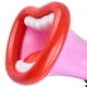 thumbnail image 5 of Bocina cambiadora de voz de juguete para niños con forma de boca, bocina cambiadora de voz con varios botones con mango resistente al deslizamiento, cordón rojo estándar, 5 of 10