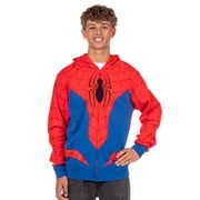 Marvel Spider-Man Hoodie Mens Cosplay Costume Zip Up Hooded Sweatshirt