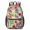 Pioneer Flower Floral Print Pattern-1, variant on Pioneer Flower Floral Print Pattern 17" School Backpacks for Teens,Waterproof Oxford Fabric,S-Shape Padded Straps for School,Travel,Hiking,Camping