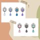 thumbnail image 4 of Jumpingount 10 piezas de colgante de diamantes de imitación para fiesta, boda, vacaciones, diadema de moda, joyería DIY para hacer encontrar artesanía Ropa, zapatos y accesorios Miscelánea Blanco Jumpingount AP016021-01, 4 of 6