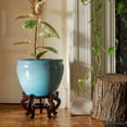 thumbnail image 7 of Red Lantern 14" Sky Blue Porcelain Fishbowl Planter, 7 of 7