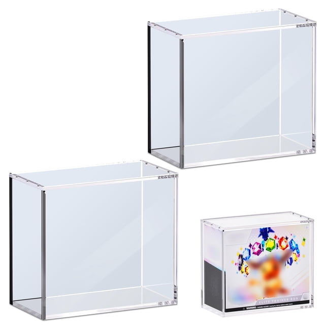 Funda protectora ETB Kisbox, 2 unidades, de acrílico transparente