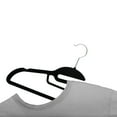 thumbnail image 6 of Simplify 24 Pack Velvet Ultimate Shirt Hanger in Black, 6 of 7