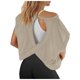 thumbnail image 1 of Camiseta deportiva de manga corta y espalda abierta para mujer - Top deportivo casual para yoga - Corte holgado, 95 % poliéster, 5 % elastano - S-XXL, 1 of 7