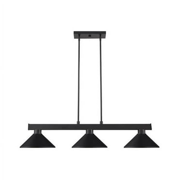 Z-Lite - Cobalt - 3 Light Billiard In Transitional Style-8 Inches Tall and 14