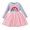 Gray, Pink, variant on JoyHoop Girls Tutu Dresses Toddler Winter Long Sleeve Party Tulle Dresses for 2-8T