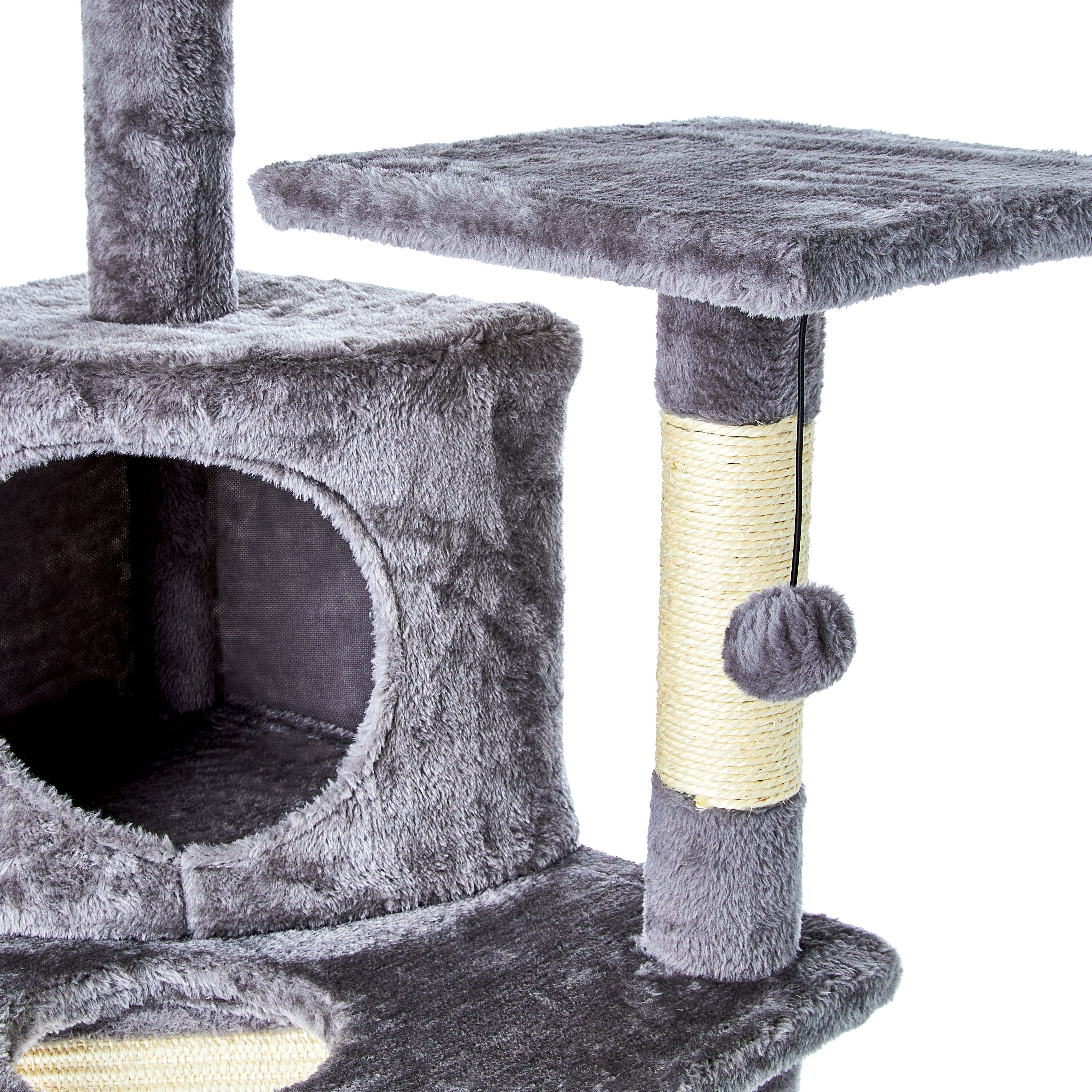 Vibrant Life 5-Level Multi-Functional Cat Tree, Gray, 44.5" photo 6