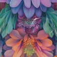 thumbnail image 4 of Yayeee Shower Curtain with Hooks 72"x72" Waterproof Fabric Bathroom Hanging Decor, Light Purple Flowers, 4 of 5