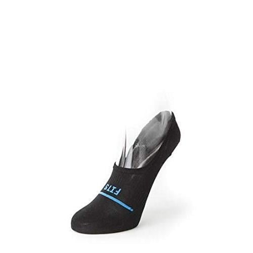 FITS Unisex Invisible No-Show Socks Black - F5075-000 BLACK