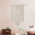 thumbnail image 4 of Macramé tejido, estilo nórdico, bohemio, hecho a mano, con borlas, para colgar en la pared, tapiz bohemio, multifuncional, 4 of 8