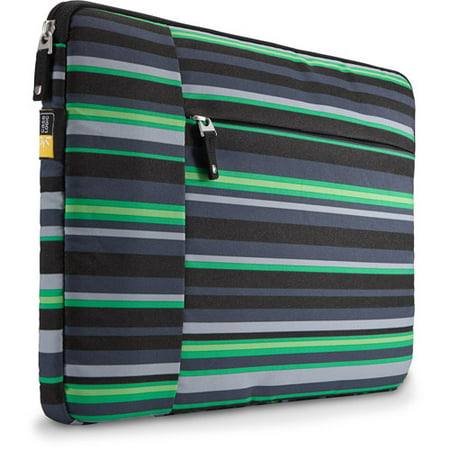 Case Logic TS-113 13" Laptop Sleeve with Tablet or Accessory Pocket, Wasabi