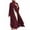 Wine##1, variant on Womens Muslim Open Front Chiffon Maxi Cardigan Abaya Robe Kaftan Loose Dress Head Wrap