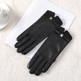 thumbnail image 2 of Bmisegm Womens Winter Warm Gloves Winter Touchscreen Windproof Lined Thermal Driving Outdoor Cold Weather Mittens Black, 2 of 5