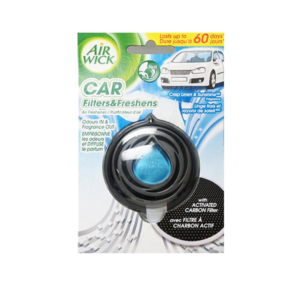 Air Wick Car Air Freshener Crisp Linen And Sunshine Scent (3ml