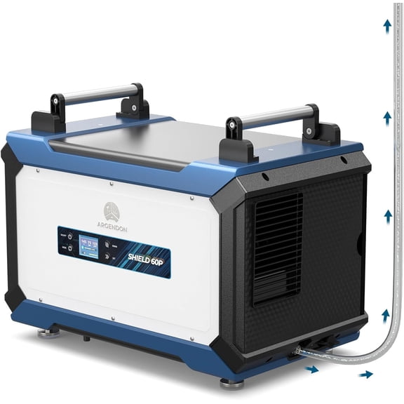 ARGENDON Crawl Spaces Dehumidifier with Pump and Drain Hose, 145 Pint Commercial Dehumidifiers for Basement, Large Spaces, Auto Defrost, Compact, 5 Years Limited Warranty