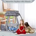 thumbnail image 3 of Piscina de bolas Wilhunter Baby con 50 pelotas y tienda de campaña de 109 x 90 cm para interiores y exteriores, 3 of 8