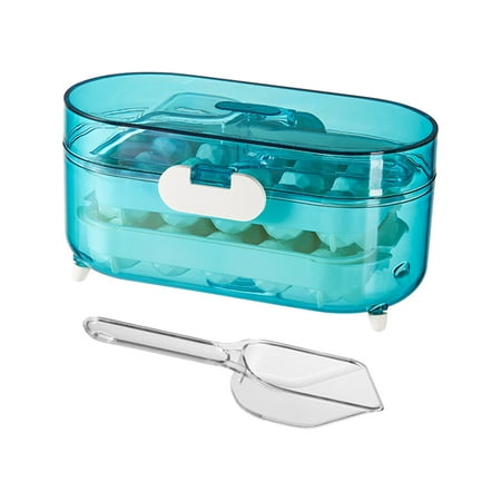 

Yrtoes Crushed Ice Tray Ice Tray Ice Making Mold Ice Box Ice Box with Lid Household Refrigerator Quick Frozen Ice Box Large Ice Storage Box