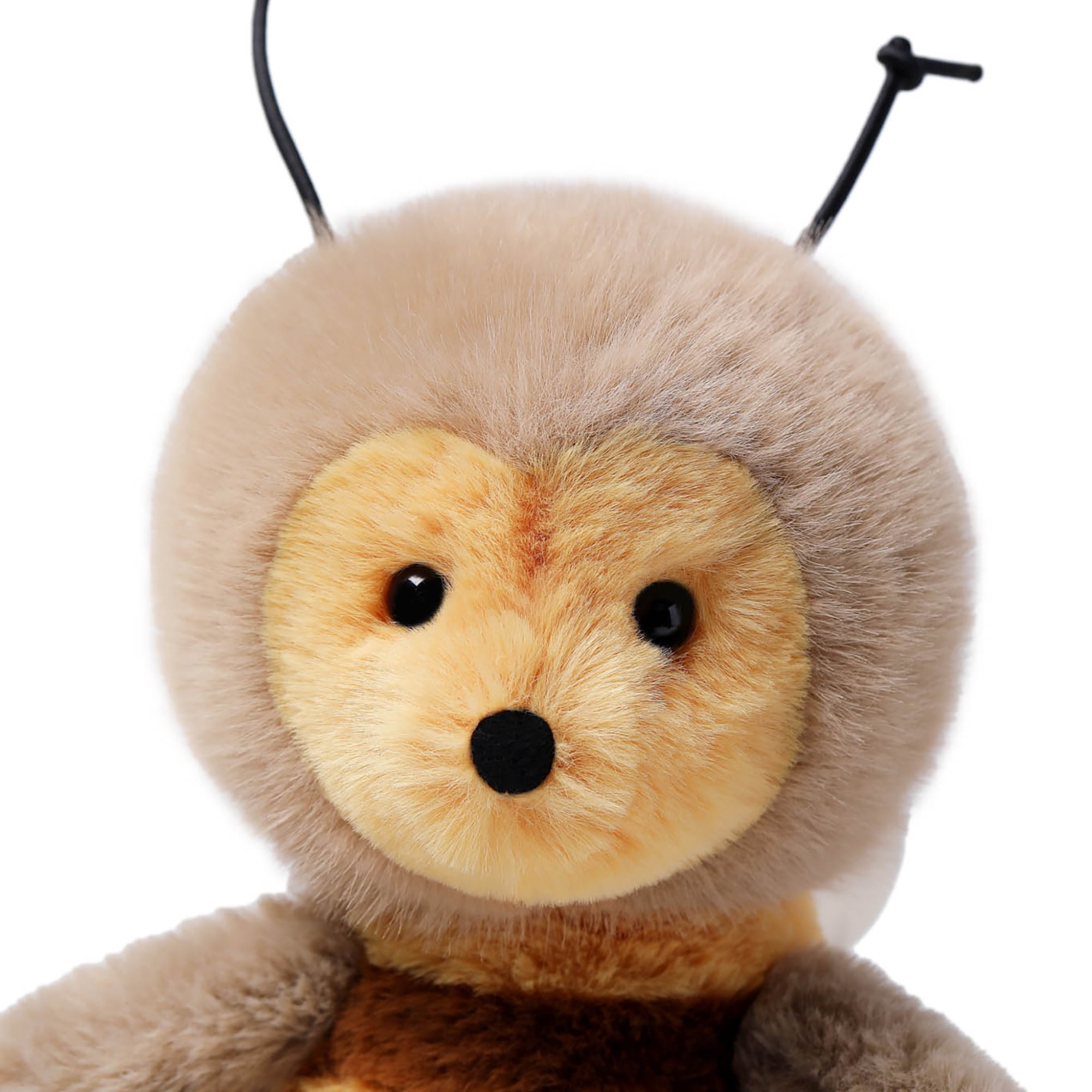 McHugs: Garden Series - Brownie Bee - 7" Brown & Yellow Stuffed Animal Plush, Soft Weighted Cuddle Toy, Cozy Comfort Play Companion, Baby-Toddler-Kids