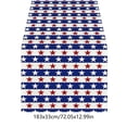 thumbnail image 3 of American Flag Stripes Stars Table Runner, 4th of July Independence Day Patriotic Red White Blue Kitchen Dining Table Decor, Memorial Day Holiday Party Banquet Table Cover Strip, 3 of 6
