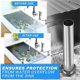 thumbnail image 3 of 2 Pcs Bar Sink Overflow Pipe 7.48 Inches Sink Strainer Pipe Sink Drain Tube for Holes Pipe Stopper Bathroom Pipes, 3 of 5