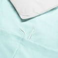 thumbnail image 4 of Hearth & Harbor 3-Piece Aqua Blue Duvet Cover Set, Full, 4 of 5