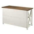 thumbnail image 3 of 52" Solid Wood Farmhouse Storage Console - White/Reclaimed Barnwood, 3 of 6