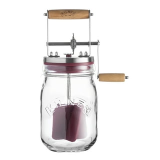 Lehman's Replacement Square Glass Butter Churn Jar Only 4 Quart, Size: One Size