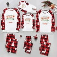 thumbnail image 5 of Penkiiy Christmas Pajamas for Family 2024 Matching Sets Lounge Sets for Women Couples Loungewear Sets Christmas Pjs 6 Months Red, 5 of 5