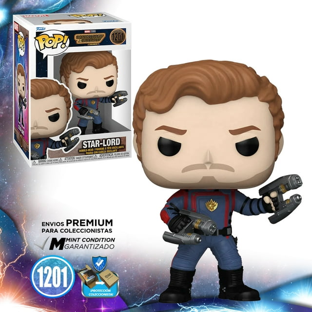 Funko Pop Star Lord #1201 Guardianes De La Galaxia Marvel Original Funko Volumen 3