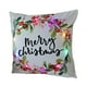 thumbnail image 2 of Colorful Lights Christmas Pillows LED Light Pillows Festive Flower Garlands Short Pillowcases, 2 of 6