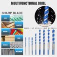 thumbnail image 1 of Ganfancp Multifuncional Ultimate Drill Bits Cerámica Vidrio Perforación Agujero de Trabajo Rebajas Hoy Liquidación 6X Taladro Versátil Ultimate, 1 of 2