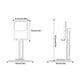 thumbnail image 4 of Methold Soporte para teléfono móvil de escritorio de Metal de 360 ​​°, tableta plegable, aleación de aluminio, soporte giratorio Teléfono y Comunicación Plata, 4 of 6