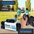 thumbnail image 3 of Bolsas de basura Reli. SuperValue, 55 a 60 galones, resistentes, 150 quilates, 3 of 7