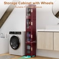 thumbnail image 6 of VECELO 65.4 in Folding Stackable Box Organizer with Wheels, Red, Set of 4 Count Pack, 6 of 13