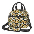 thumbnail image 1 of Balery Cute Cow Print Sunflower C Bolsa de Almuerzo Impresa, Caja de Almuerzo Reutilizable, Bolsa Térmica Aislada para Almuerzo, Bolsa Antiderrames, 1 of 7