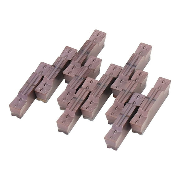 Carbide Grooving Inserts, Turning Insert Perfectly Cuts Long Processing Life 10Pcs Finishing For Light Intermittent Cutting