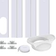 thumbnail image 4 of Air Conditioner Window Kit with Coupler Universal 135mm Window Universal Sliding Track Good Adaptor, 4 of 9