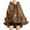 Khaki, variant on Women's Hooded Poncho Cape Sleeveless Cardigan Cloak With Trim Fashion Top