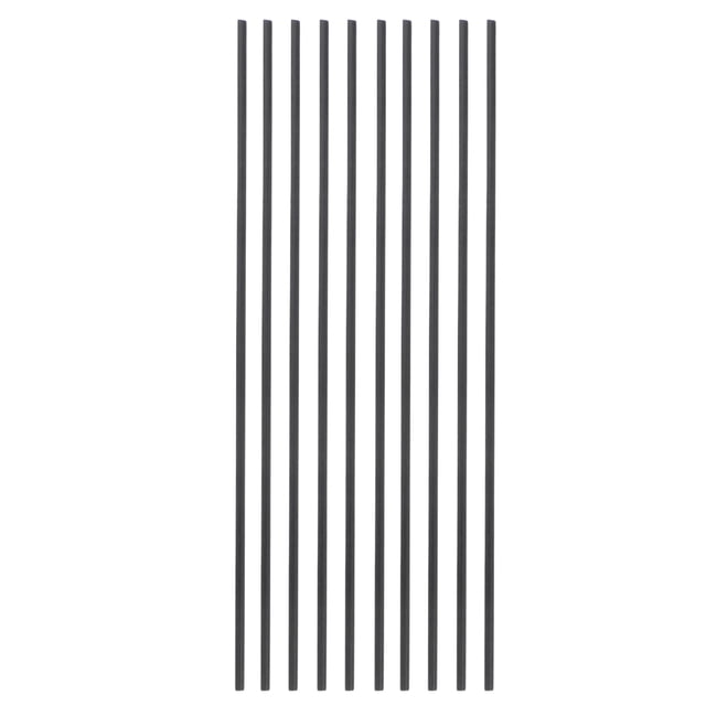 Miangastore 10pcs High Density Graphite Rods High Purity High Strength Graphite Stirrer for Laboratory and Metalworking for Smelting and Molten Metal Stirring