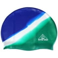thumbnail image 3 of Water Gear Jazz Silicone Swim Cap - BLUE/JADE, 3 of 4
