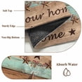 thumbnail image 6 of Round Rug 7Ft Washable Non-Slip, Western Texas Star Vintage Circle Area Rugs for Living Room Bedroom, Retro Farmhouse Brown Green Wood Grain Indoor Floor Mats Carpet Runner for Home Decor Aesthetic, 6 of 8
