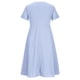 thumbnail image 4 of Puntoco Vestido De Manga Corta Con Cuello En V, Vestido De Verano De Mujer Con Cuello En V Y Manga Corta Con Botones, Color Liso, De Algodón Y Lino, Azul Claro L, 4 of 9