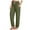 Army Green, variant on Yourumao Pants for Women Elastic Waist Tie Front Pants Gym Yoga Straight Sweatpant Lounge Jogger with Pockets
