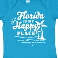 thumbnail image 4 of Inktastic Florida is My Happy Place with Palm Trees Boys or Girls Baby Bodysuit, 4 of 5