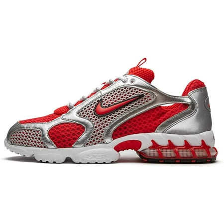 Nike Air Zoom Spiridon Cage 2 Mens Running Trainers Cj1288 Sneakers Shoes 9 Track Red/White-metallic Silve