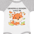 thumbnail image 4 of Inktastic Grandma and Grandpa Love Me Little Fox Boys or Girls Baby Bodysuit, 4 of 5