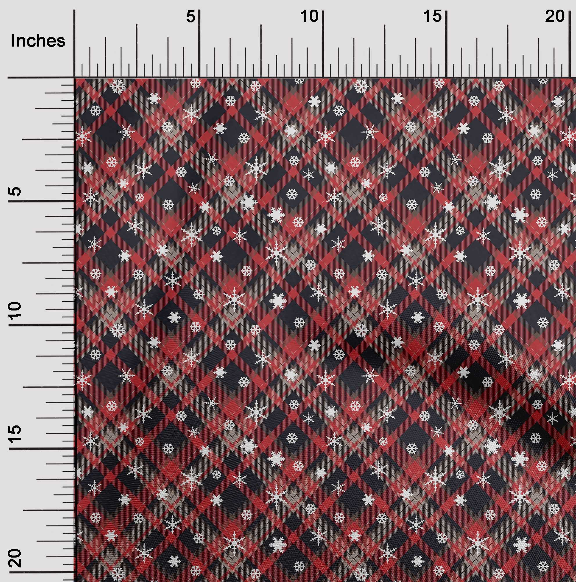 oneOone Cotton Jersey Red Fabric Christmas Dress Material Fabric Print Fabric By The Yard 58 Inch Wide