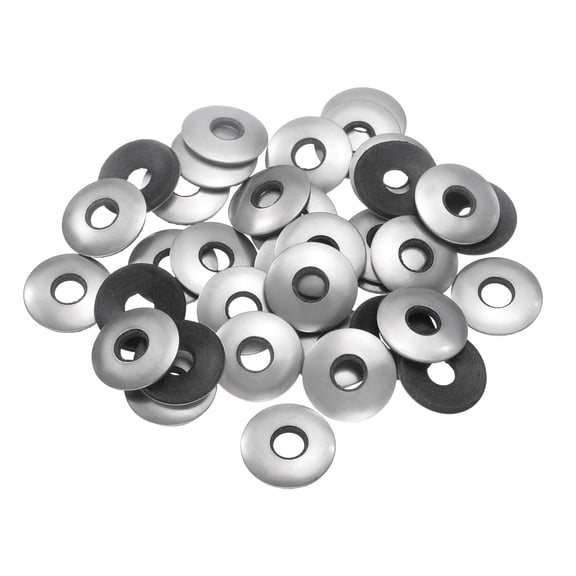 75Pack 8x22mm 304 Stainless Steel EPDM Bonded Sealing Washers Gaskets