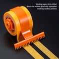 thumbnail image 3 of Painting Masking Tape Dispenser, Accurate Sticking Masking Tape Dispenser with Rounded Handle for Window Door Frames, 3 of 7